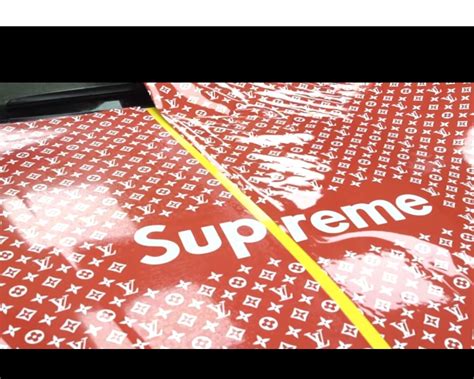 supreme lv vinyl wrap|supreme x louis vuitton collection.